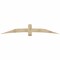 Ekena Millwork Bellingham Rough Sawn Timber Gable Bracket, Douglas Fir, 96"W x 16"H x 2"D x 6"F, 4/12 Pitch GBW096X16X0206BEL00RDF - alternate 1